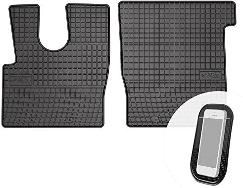 moto-MOLTICO Gummimatten Auto, 2-teiliges Set, Allwetter Gummi Fußmatten, Antirutsch & Wasserfest Autoteppiche - passend für DAF XF 106 Euro 6 ab 2014