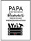 PAPA du bist nicht nur der Hammer sondern der ganze Werkzeugkasten, Personalisiertes Poster, Geschenk Vater Vatertag Geburtstag Weihnachten, Danke sagen