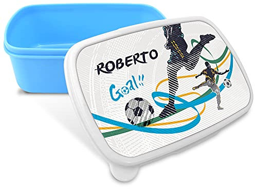 Fiambrera Personalizada Infantil. Caja Merienda. Caja Almuerzo Infantil. Tuper Niño Colegio. Taper Niños Colegio Personalizado. Taper niño niña. COLOR A ELEGIR. Fútbol