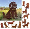 Gartenfigur Hund mit Zunge 50x45cm Gartenstecker Edelrost Gartendeko Wetterfest Rost Metall Rostfigur Hunde Figur Tier von Steinfigurenwelt