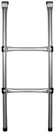 cosa Scaletta per Trampolino Elastico Scale Stabili, 2 Gradini, Scala in Acciaio da Appendere, Compatibile con Trampolini Ø 305 Rivestita A Polvere, Argento Sport One