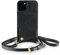 ELAMENTE Echtleder Handyhülle mit Handykette zum Umhängen für iPhone 12/12 Pro mit Kartenfach