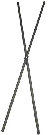 Double Replacement X Cross Bar 98cm Spare Part Pop Up Gazebo Frame - Grey-GB-2 (1, Grey)