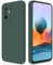 GiiYoon Hülle Kompatibel mit Xiaomi Redmi Note 10 Pro/Note 10 Pro Max, Hochwertiges Liquid Silicone Case, Rundumschutz Handyhülle, Kratzfestes Weiches Mikrofaserfutter- grün