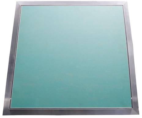 Heka Revisionsklappe 30 x 30 cm (300 x 300 mm) Alu/GK 25 mm aushängbar | Beide Hände frei zum Arbeiten – die ganze Öffnung steht dir offen