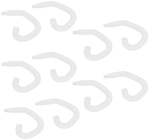 5 Paar Masken-Ohrenschutz, Weiche Silikon-Gehörschützer für Masken, Gesichtsbedeckungs-Ohrhaken, Haken-Silikonhülle, um das Ziehen der Gesichtsbedeckungsseil-Ohren zu Verhindern, (Transparentes Weiß)