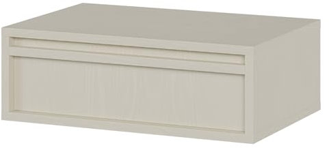 Selsey Nachttisch Beistellschrank Beistelltisch Nachtschrank 50 cm Hängend mit Schublade Beige Evo