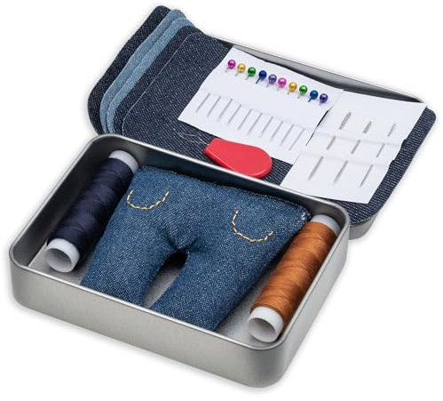 Prym 929190 Jeans Repair Kit, Jeans Reparatur-Set, blau