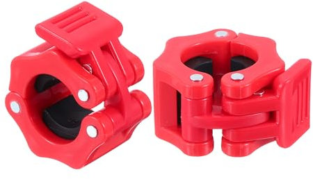 sourcing map Barbell Clips, 25mm Quick Release Barbell Weight Clamps Collars Locking Weight Clips for Weightlifting Fitness Training, 2Pcs