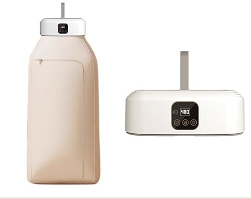 xixibuy Secadora bomba de calor, Mini secadora de ropa portatil, Smart portable clothes dryer, Tendederos electricos con Protección contra Sobrecalentamiento(600W-EU plug)