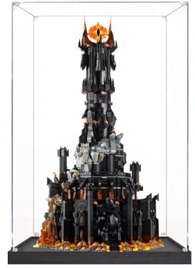 Acryl-Vitrine für Le-go 10333 – für Der Herr der Ringe: Barad dur Modell – stabiler Schutz für Ihr Sammlerstück (Modell nicht im Lieferumfang enthalten) (3 mm)