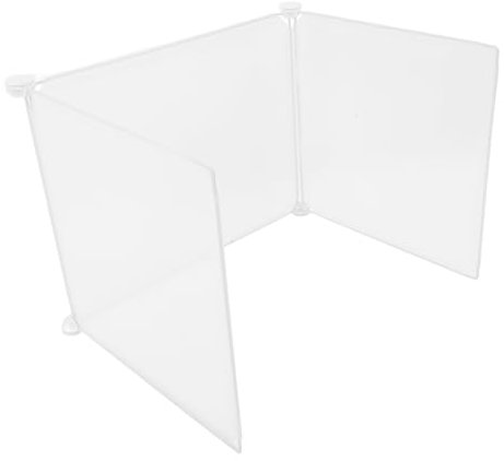 ROMISBABA Schutzwand Für Schreibtische Transparente Trennwand Für Privatsphäre Und Hygiene Im Klassenzimmer Büro Empfangstheken Leicht Und Tragbar