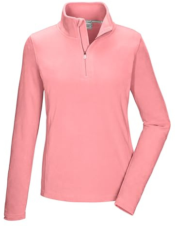 Killtec Damen Fleeceshirt mit Stehkragen und Reißverschluss KSW 101 WMN FLC SHRT, hellpink, 40, 40880-000