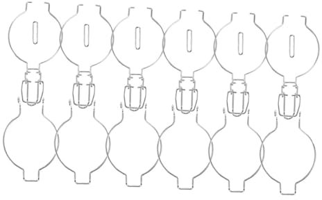 SECFOU 6piezas Hebilla Sellada Para Frascos De Vidrio Soporte De Rosca Para Frascos Hebilla De Sellado Para Latas Unidades Accesorios De Almacenamiento Para Conservas De Boca Ancha Uso Co
