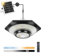ENCOFT Luz Solares Interior e Exterior, 228 LED Lámparas Solar Colgante con Mando a Distancia, Batería de 4400mAh, Resistente al Agua, 5 Modos con Sensor de Movimiento, Temporizador
