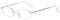 Laurinny Rectangle Blue Light Blocking Glasses for Women Men Narrow Clear Lens Metal Frame Eyeglasses Computer Glasses(Silver)
