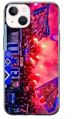 Rangers Ultras fans Union Bears Hard Silicone Rubber Phone Case Cover for iPhone 7 8 XR 11 12 13 14 15 16 SE (chooose your phone model) (iPhone 14)