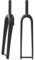Gravel Rigido Forcella Bici 700C 28,6 Mm 1-1/8 Tubo Dritto/conico Senza Filettatura Forcella Rigida Fibra Di Carbonio Completa Forcella for Bici Da Corsa Freno A Disco Perno Passante 12x100 Mm(Matte