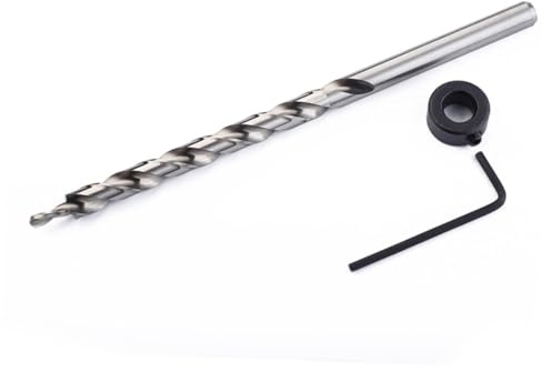 DECOMELODY Foret Oblique Bois Acier Trempé Haute Dureté Pour Béton Carrelage Brique Plastique Métal Pointe Centrage Antidérapante Compatible Outils Électriques