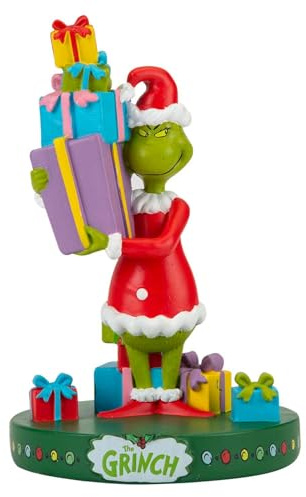 VFM e-Store - Grinch 3D Christmas Decoration Festive Gift Ornament Dr Seuss Xmas Theme Fun Design - 15cm X 10cm Green X 1