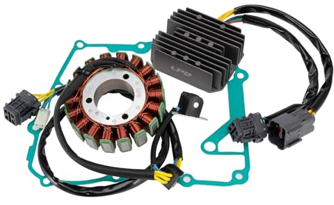 Topteng Lichtmaschine Stator & Regler-Gleichrichter Kit, fit für SYM ATV Quad Lander 250 2004-2010, 300S 2006-2014, 300 2008-2010, fit für Gamax ATV AX250/AX300, fit für E-Ton ATV Vector 250/300