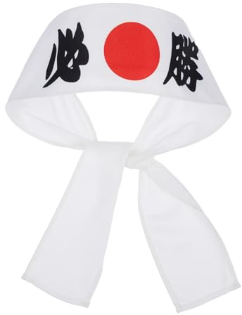 Karate Stirnband 85-100cm aus Stoff, Weich und Atmungsaktiv | Japan Stirnband, Schweißabsorbierend, Bequemer Sitz, für Training und Kampfsport