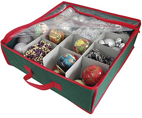 Christmas Corner XMA137389 Decoration Storage Bag, Green, 38 x 38 x 13cm