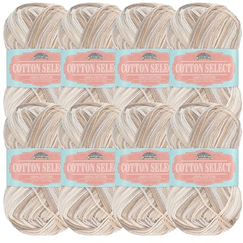 BambooMN Brand Cotton Select Yarn - 10 Pack - Pebble Beach - CYCS014