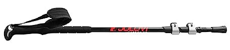 Trekkingstock Joluvi Carbon, Klamp 2.0, Schwarz