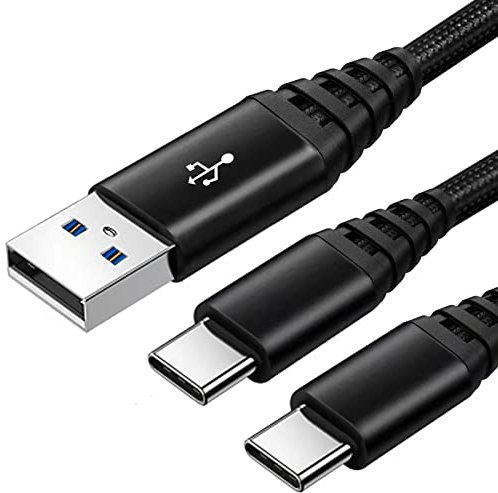 HJPowcord Cavo Caricabatterie Per Xiaomi Redmi Note 9 10 7 8 Pro 9S 10S Mi 11 10 9 SE 9T 8 Lite,Huawei P Smart Z,Honor,LG V40 G7 G8 G8s Thinq,Oneplus 8 9 8T 7 7T Pro,USB Type C Carica Rapida 2M 2M