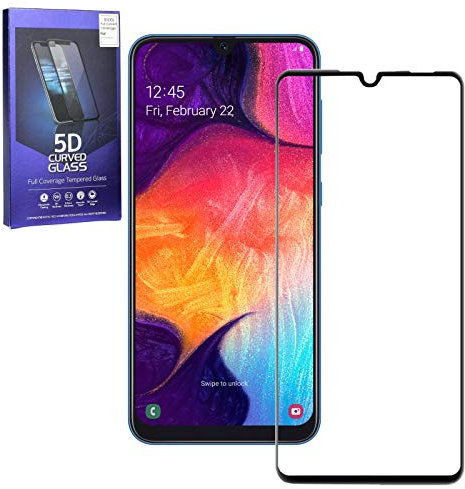 MOELECTRONIX 5D Komplett FullCover 9H Glas Schutz Folie Screen passend für Samsung Galaxy S9+ Plus DuoS SM-G965F/DS