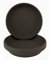 Home Garden Ornaments Plant Pot Saucers Strong Drip Tray Round Tray Plastic Trays Set of 5 (Anthracite, Diameter: 24cm)