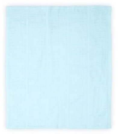 Lorelli Babydecke, Kuscheldecke Baumwolle, Größe 75 x 100 cm, ab Geburt, Farbe:blau