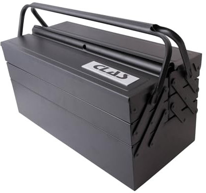 Boite à outils métal 3 étages/6 compartiments L.450 x l.206 x H.222mm - EG 0061 - CLAS Equipements