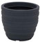 Tramontina Pot de Fleurs Inca - en Plastique - Couleur Anthracite - Ø 38 x Hauteur 32 cm - Volume : 26 l