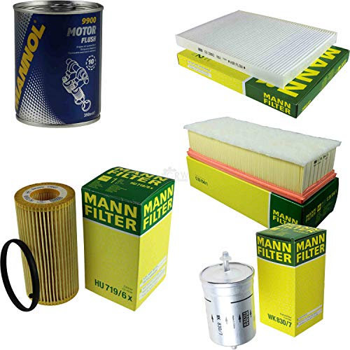 QR-Parts Set 85477084 HU 719/6 x CU 2882 C 35 154/1 WK 830/7 9900 Original MANN-Filter Inspektionspaket SCT Motor Flush Motorspülung 11590916