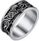 FaithHeart Edelstahl Ring für Herren Männer Punk Viking Fingerring Wolf Ring mit Keltischer Knot Symbol für Valentinstag Weihnachten Geburtstag