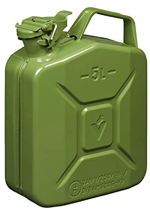 Kraftstoffkanister 5L Metall gn Diesel Reserve Benzinkanister TüV/GS/UN-geprüft