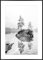 STYLER Gerahmtes Bild Lake 50 x 70 cm I Schwarz-Weiß Fotografie ruhiger See mit Bäumen minimalistisch I Wandbild Wohnzimmer Schlafzimmer Büro I Wanddeko Naturstil Bild mit schwarzem Rahmen