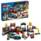 LEGO City Custom Car Garage, Toy Garage Building Set with 2 Customizable Cars, Pretend Play Mechanic Toy with 4 Mini Figures, Birthday Gift Idea for Boys, Girls, Kids Who Love Cars Age 6+, 60389
