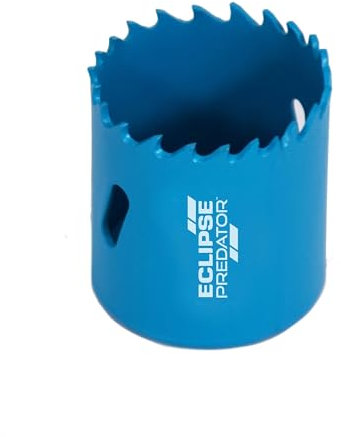 Eclipse Professional Tools - EBVP-41-41mm Predator HSS Bimetal Holesaw, Exceptional Cutting Performance on Steel, Cast Iron, Brass, Bronze, Aluminium, Plastic and Woods, Arbor Not Supplied