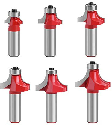 Juego de 6 brocas de 12 mm con punta de carburo C3 para madera