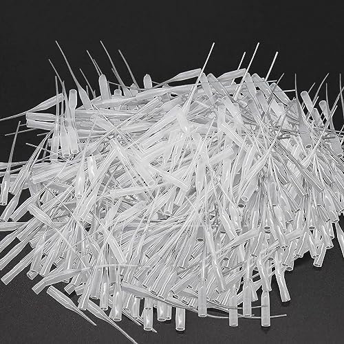 Micropunte per Colla 1000 Pezzi Punte per Bottiglie di Colla Applicatore di Precisione per Colla Applicatore di Precisione per Artigianato Creazione Colla Extender Dispenser Adesivi