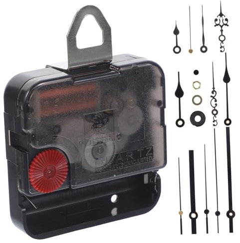 CAXUSD DIY Wanduhr Uhrwerk Lautloses Quarz Uhrwerk Mechanismus Kit Ersatzteile Für Reparatur Und Bastelprojekte Leichtes Langlebiges Für Wanduhren
