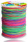 Ewparts Lot de 3 Rouleaux de Fil élastique de 1 mm (Le Rainbow 100m)