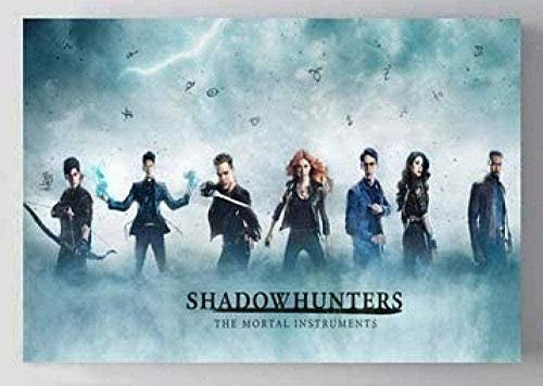 IGHSNZUH Klassisches Filmpuzzle Für Erwachsene, Puzzle, 1000 Teile, Holzpuzzles, Shadowhunters, Sterbliche Instrumente, Freizeitspielzeug, 50 X 75 cm