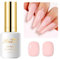 Imtiti Nude Vernis Semi Permanent, 15ml Nude Rose Vernis Gel UV Semi Permanent UV Led Soak Off Gel Nail Polish French Vernis À Ongles Gels Semi Permanents DIY Nail Art Kit