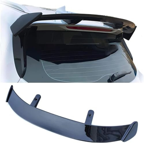 EESWCSZZ3 Car Rear Spoiler für Opel Vauxhall Adam M13 2013-2019, Rear Wing Scratch-Resistant Boot Rear Spoiler Wings Lip Car Styling Accessories,Black