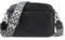 TANTOMI Umhängetasche Damen, Multifunktional mit Fach Crossbody Bag, Kleine Handtaschen Damen Handytasche Moderne Taschen mit Breitem Schultergurt, Schwarz