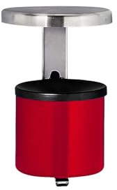 kaiserkraft | Sicherheits-Wandascher mit Dach | 2,25 l | Höhe 285 mm | Rot | Stahlblech